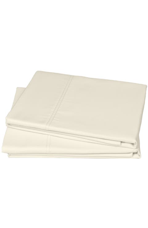 Set of 2 Pillowcases - Hotel Luxe 800 Thread Count 100% Cotton Sateen