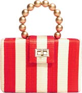 Soli & Sun THE LOUISA Woven Straw Clutch Bag