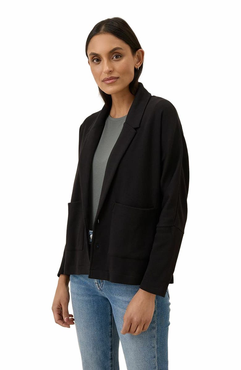 Pact Organic Cotton Airplane Relaxed Blazer, Alternate, color, 