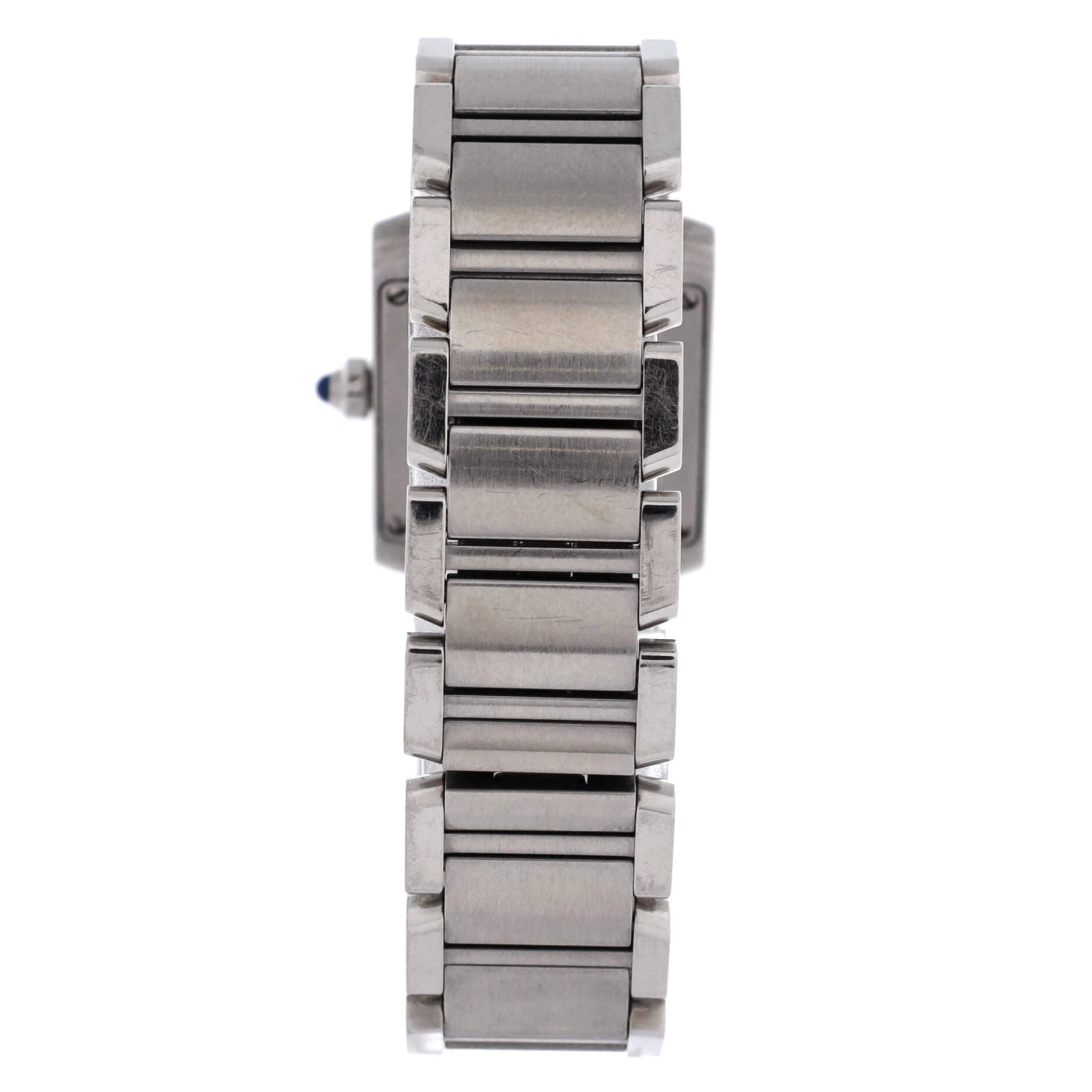 Tank Francaise Quartz Watch Stainless Steel 20, Alternate, color, Metallic Silver