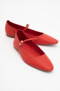 Forever & Always Shoes Lara Leather Mary Jane Flats