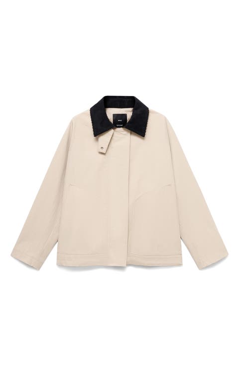 Corduroy Collar Jacket