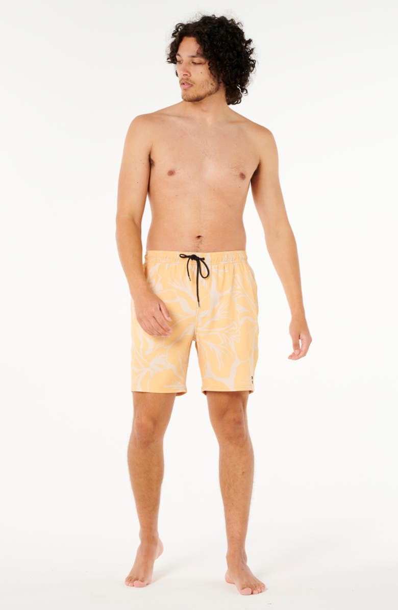 Rip Curl Artist of the Search Cody Welsh Volley Swim Trunks, Alternate, color, Light Khaki