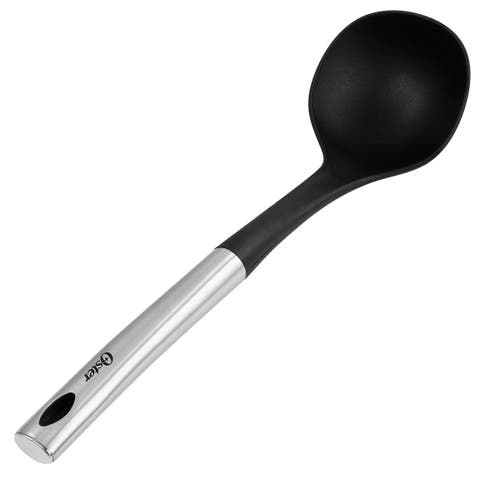 Baldwyn Nylon Ladle Kitchen Utensil with Stainless Steel Handle