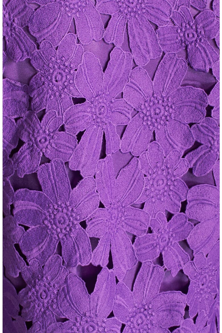 Belza Floral Lace Shift Dress (Nordstrom Exclusive), Alternate, color, AMARANTH PURPLE