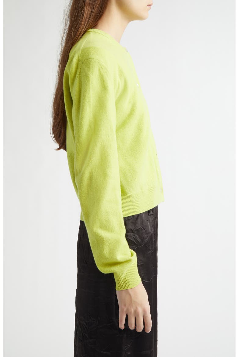 Seashell Cashmere Cardigan, Alternate, color, PISTACHE DOPEY