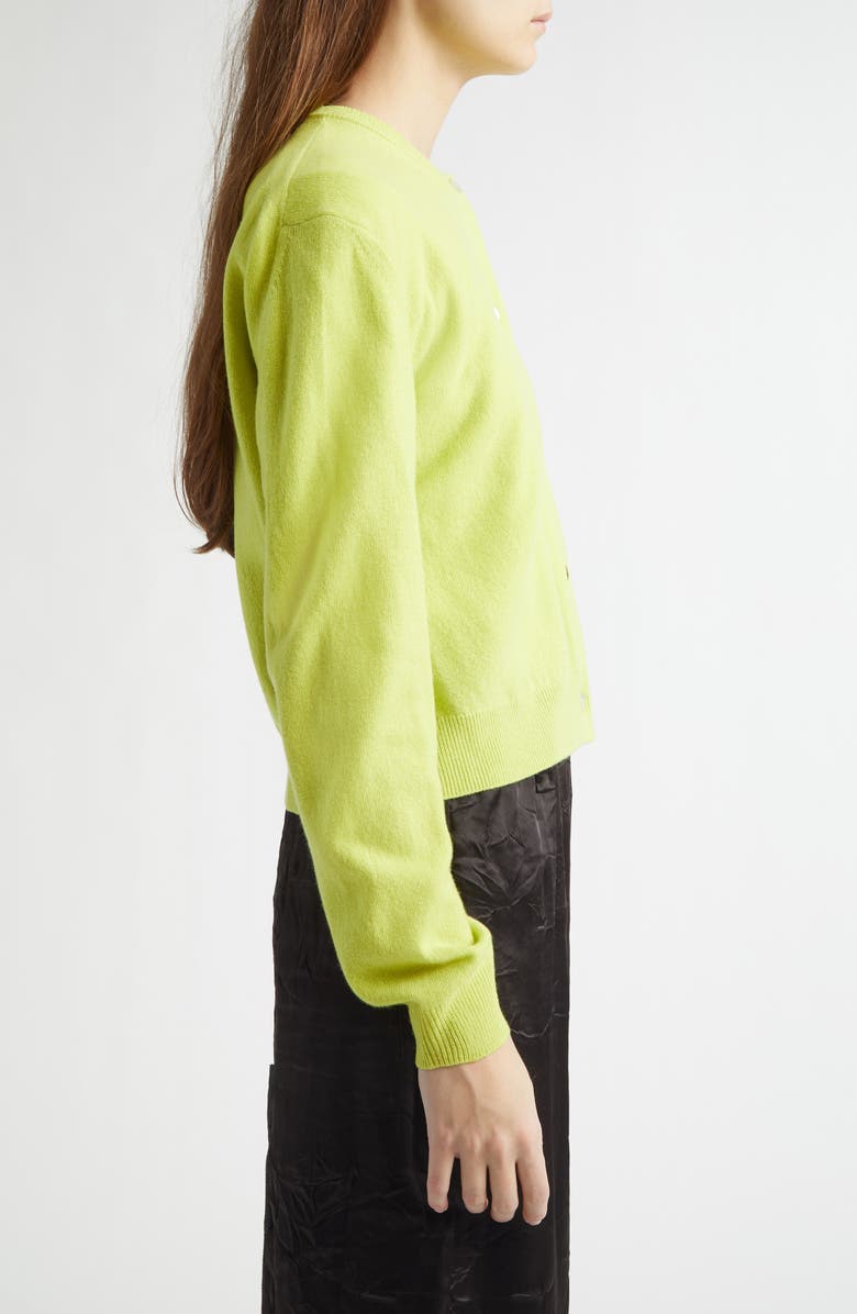 NACKIYÈ Seashell Cashmere Cardigan, Alternate, color, Pistache Dopey