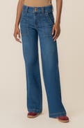 KUT from the Kloth Jodi High Waist Relaxed Straight Leg Utility Jeans
