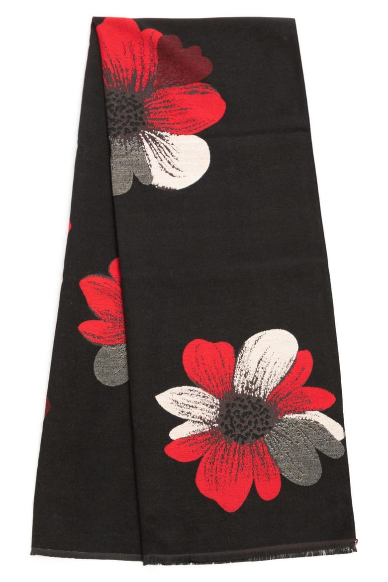 Reversible Scarf, Alternate, color, BLACK