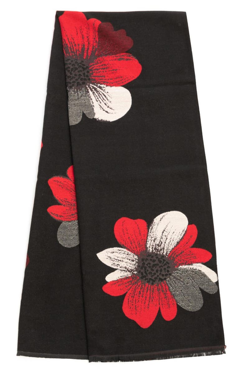 SAACHI Reversible Scarf, Alternate, color, Black