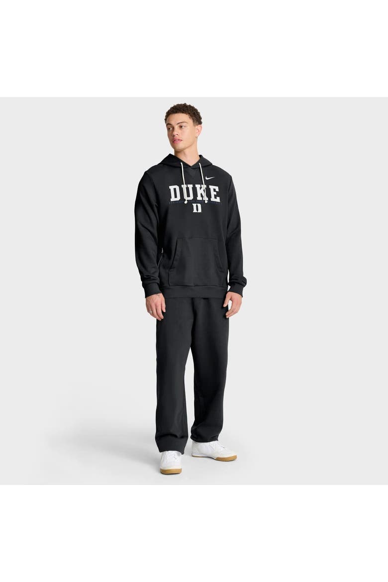 Men's Nike Black Duke Blue Devils 2025 Sideline Standard Issue Dri-FIT Hoodie, Alternate, color, Black