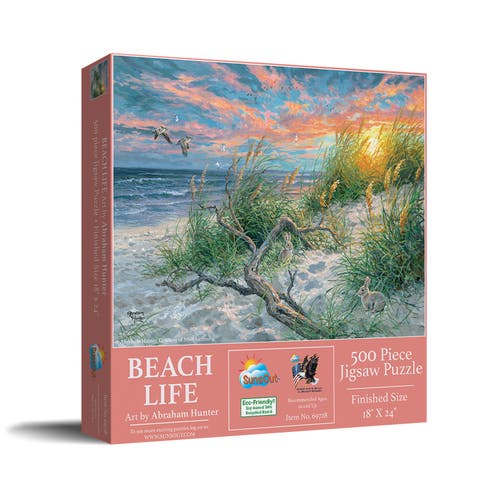 Beach Life 500 piece Jigsaw Puzzle for Adults