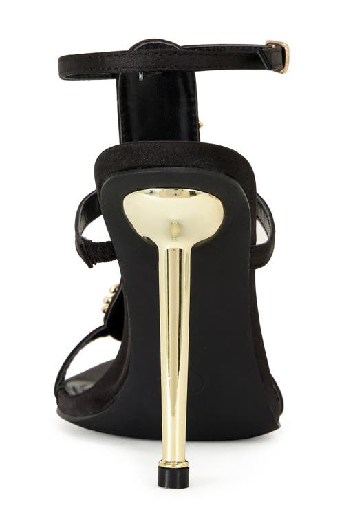 Azalea Wang Wyatt Ankle Strap Sandal In Black