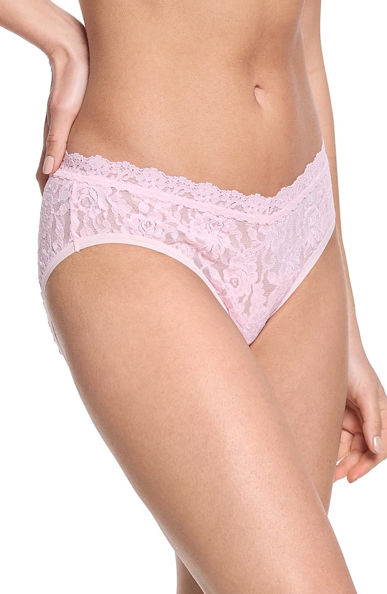 Hanky Panky High Cut Briefs, Alternate, color, Bliss Pink