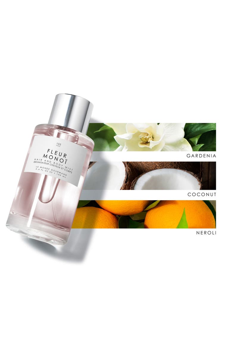 Fleur Monoï Hair & Body Mist, Alternate, color, NO COLOR