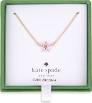 Kate Spade New York mini flower pendant necklace