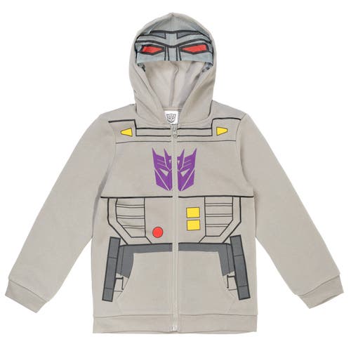 Transformers Megatron Cosplay Zip-up Hoodie In Gray