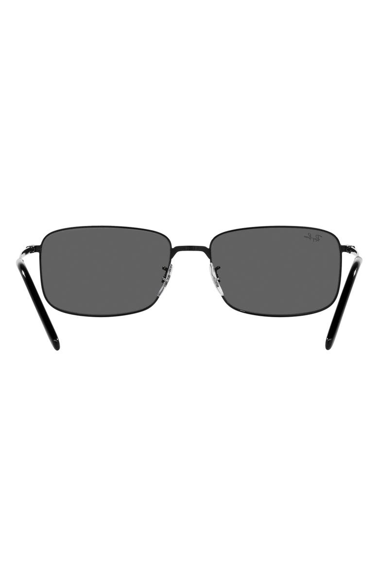 Ray-Ban 57mm Rectangular Sunglasses, Alternate, color, 