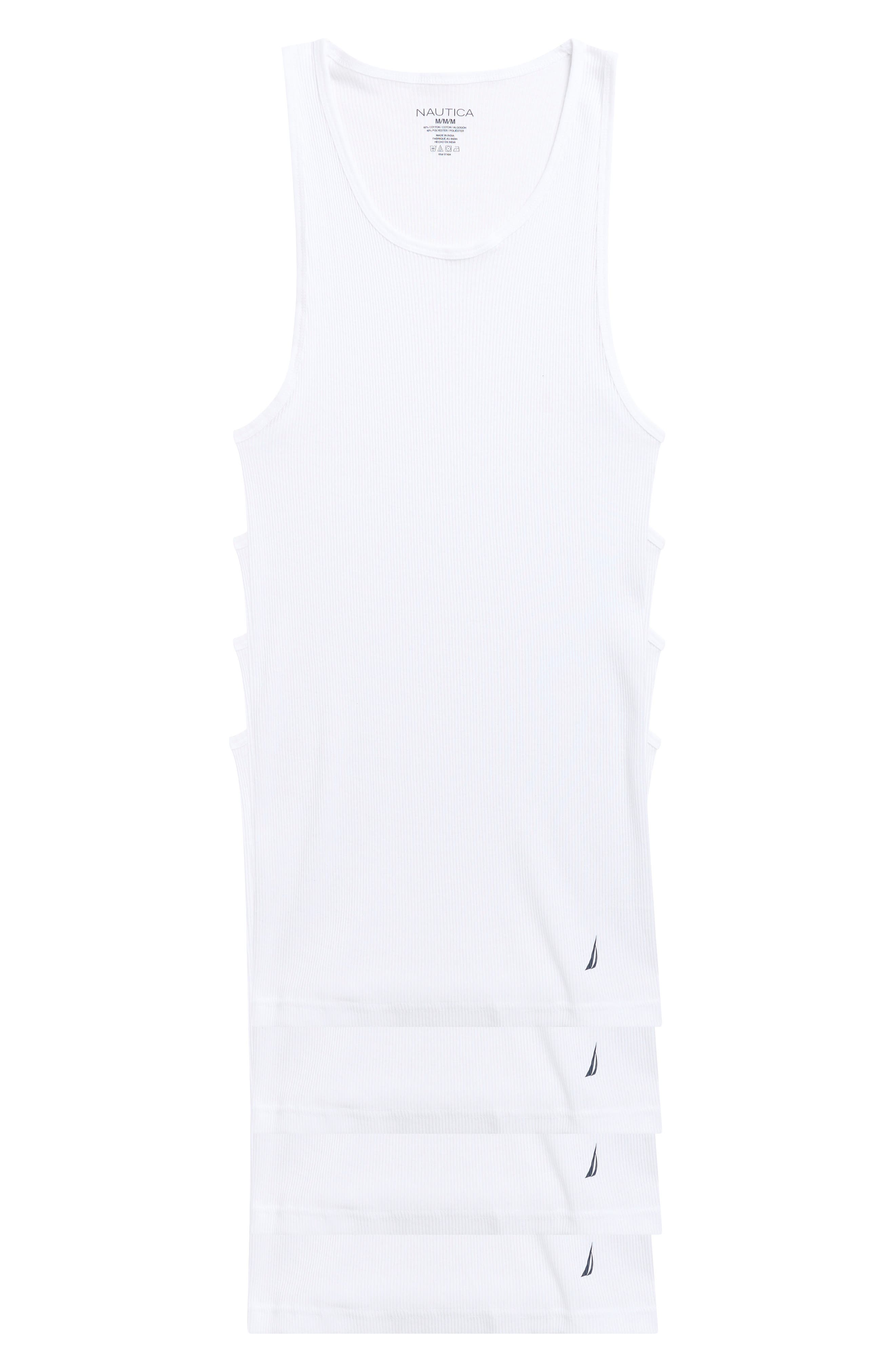 4-Pack Ribbed A-Shirts