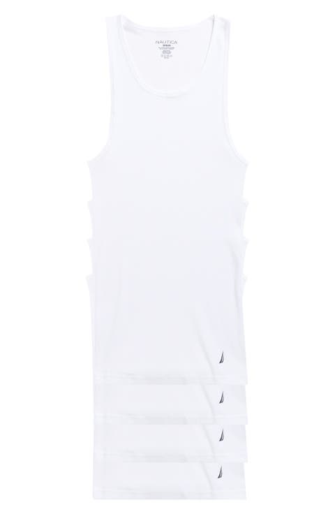 4-Pack Ribbed A-Shirts