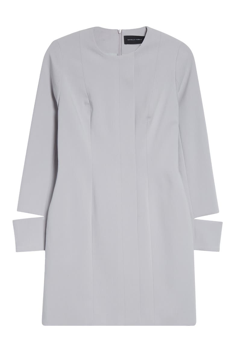 Tiphani Long Sleeve Minidress, Alternate, color, LIGHT GREY