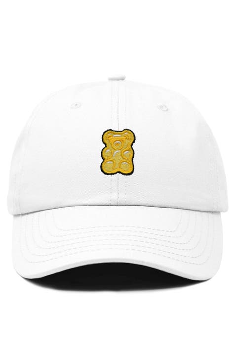 Yellow Gummy Embroidered Dad Cap