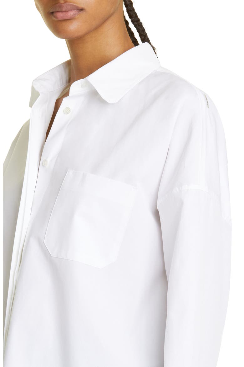 Mina Oversize Long Sleeve Button-Up Shirt, Alternate, color, OPTICAL WHITE