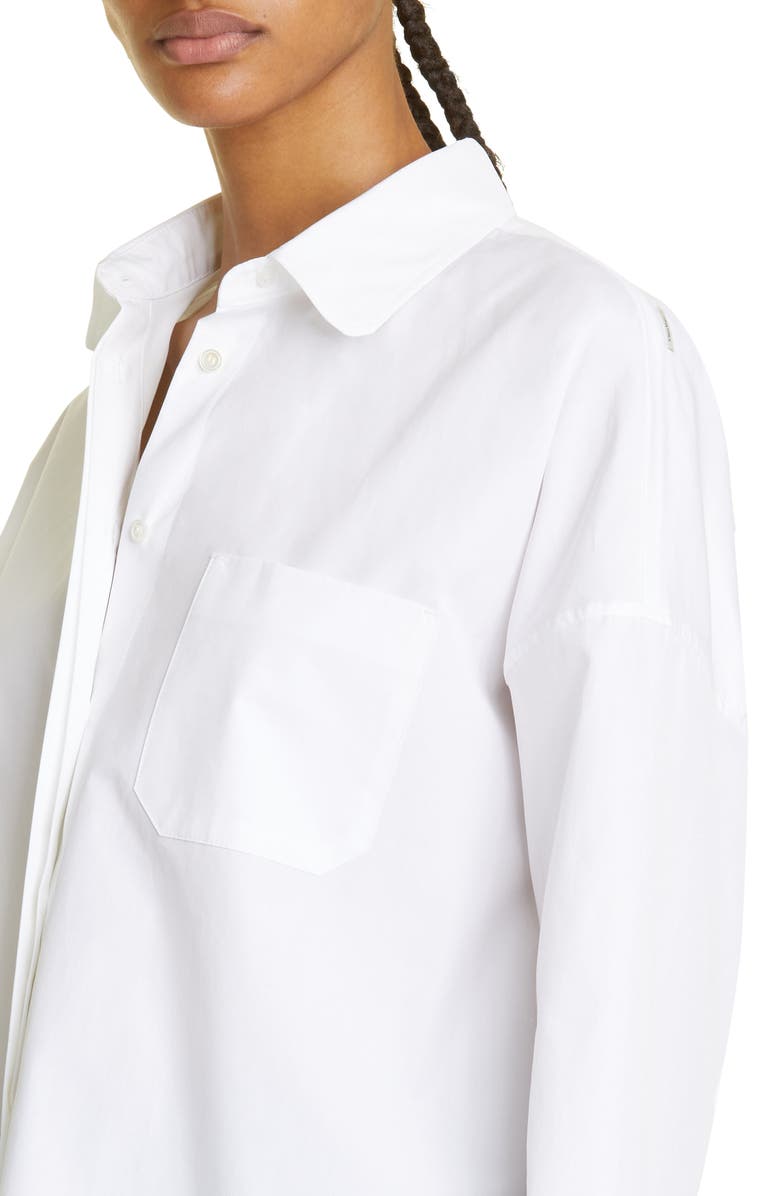 Max Mara Mina Oversize Long Sleeve Button-Up Shirt, Alternate, color, 