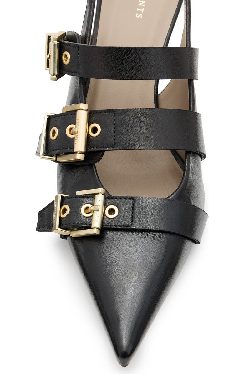 AllSaints Grace Pointed Toe Slingback Pump, Alternate, color,
