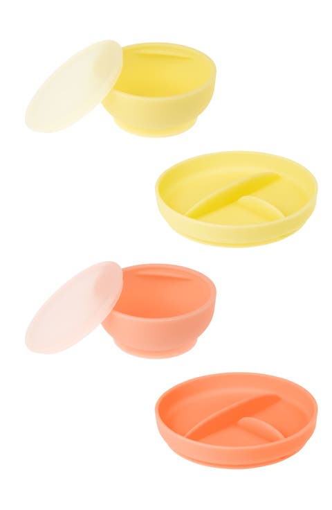 Stay-Put Bowls & Plates Set