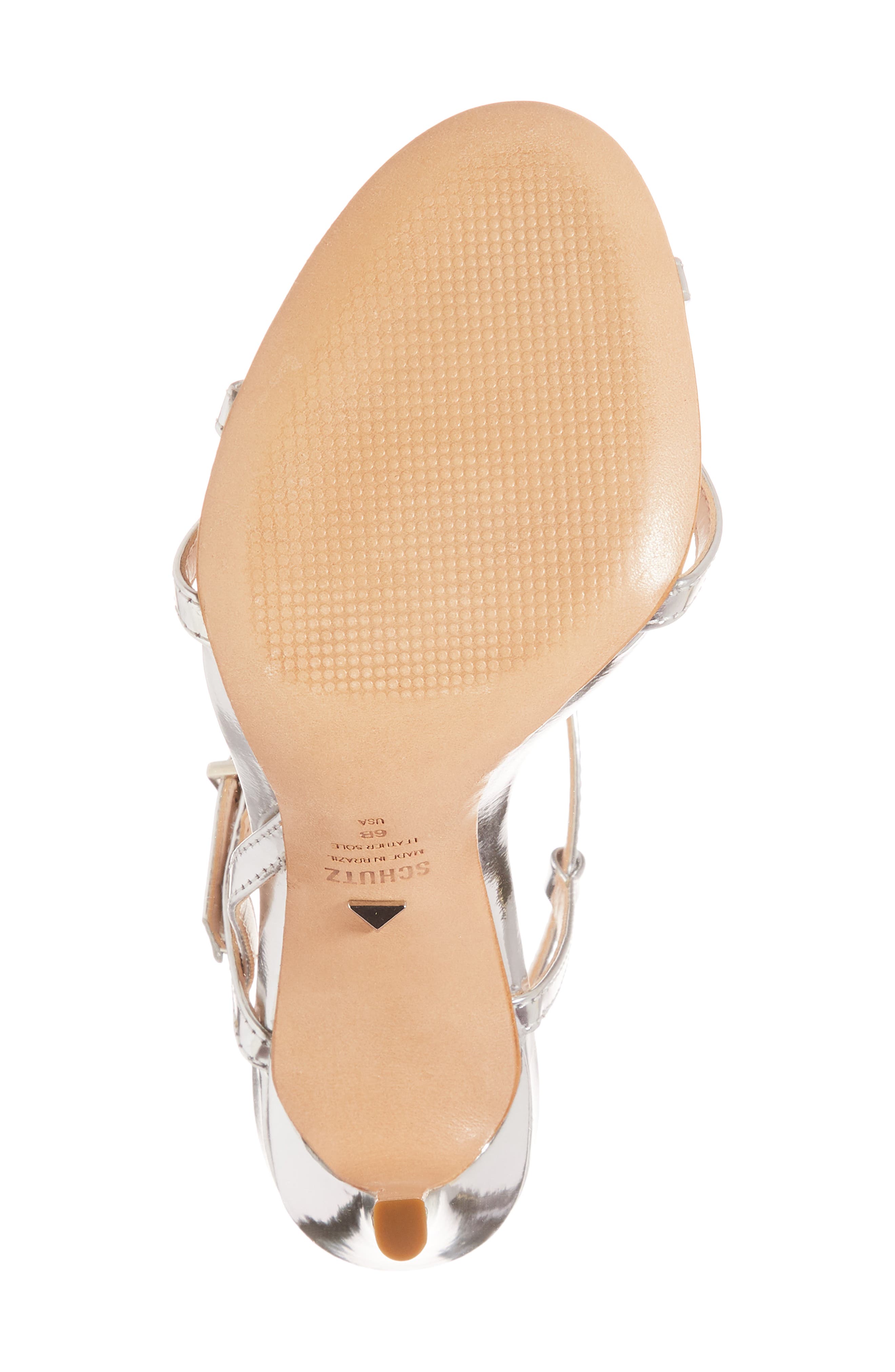 Opal Sandal, Alternate, color, PRATA LEATHER