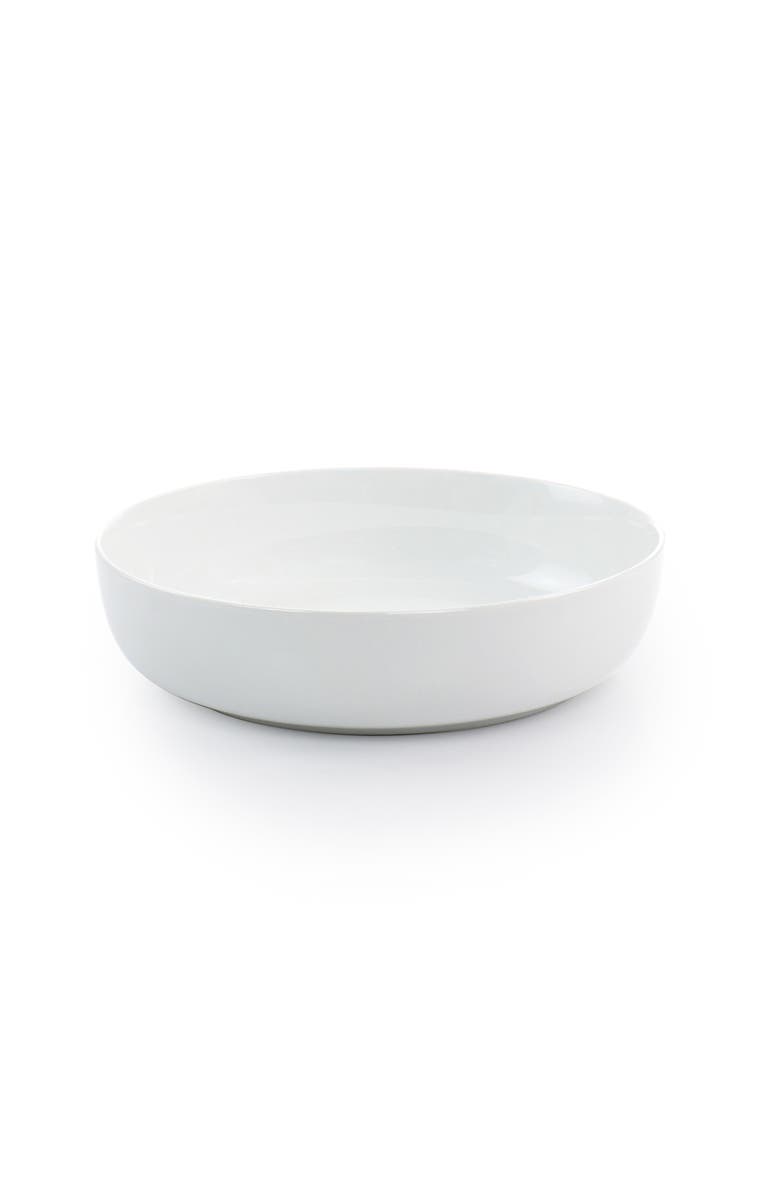 Gibson Home White Deco 16 Piece Fine Ceramic Dinnerware Set, Alternate, color, White