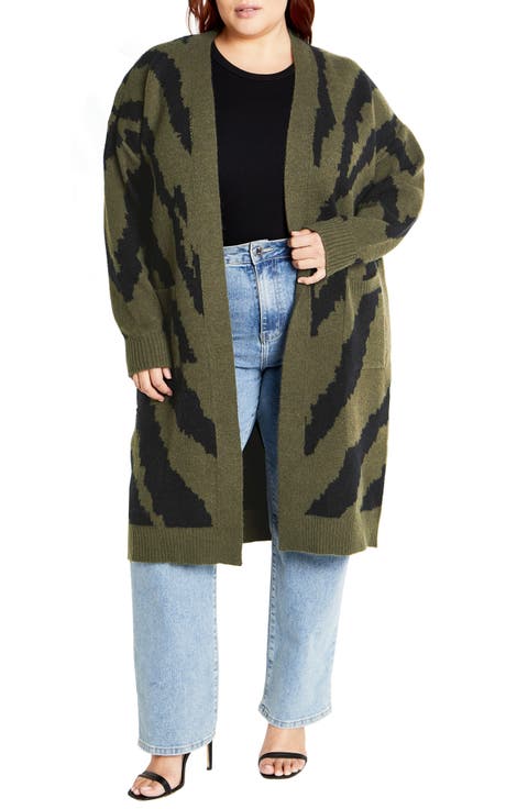 Earn Your Stripes Cardigan (Plus)