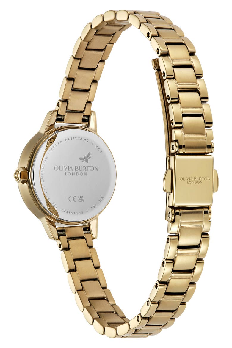 Mini Classic Bracelet Watch, 23mm, Alternate, color, GOLD