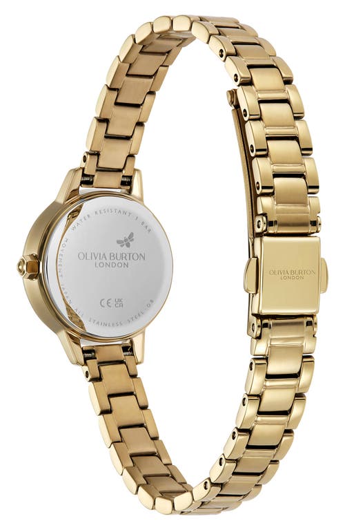 Olivia Burton Women's Mini Classic Gold Tone Stainless Steel Bracelet Watch, 23mm In Gold