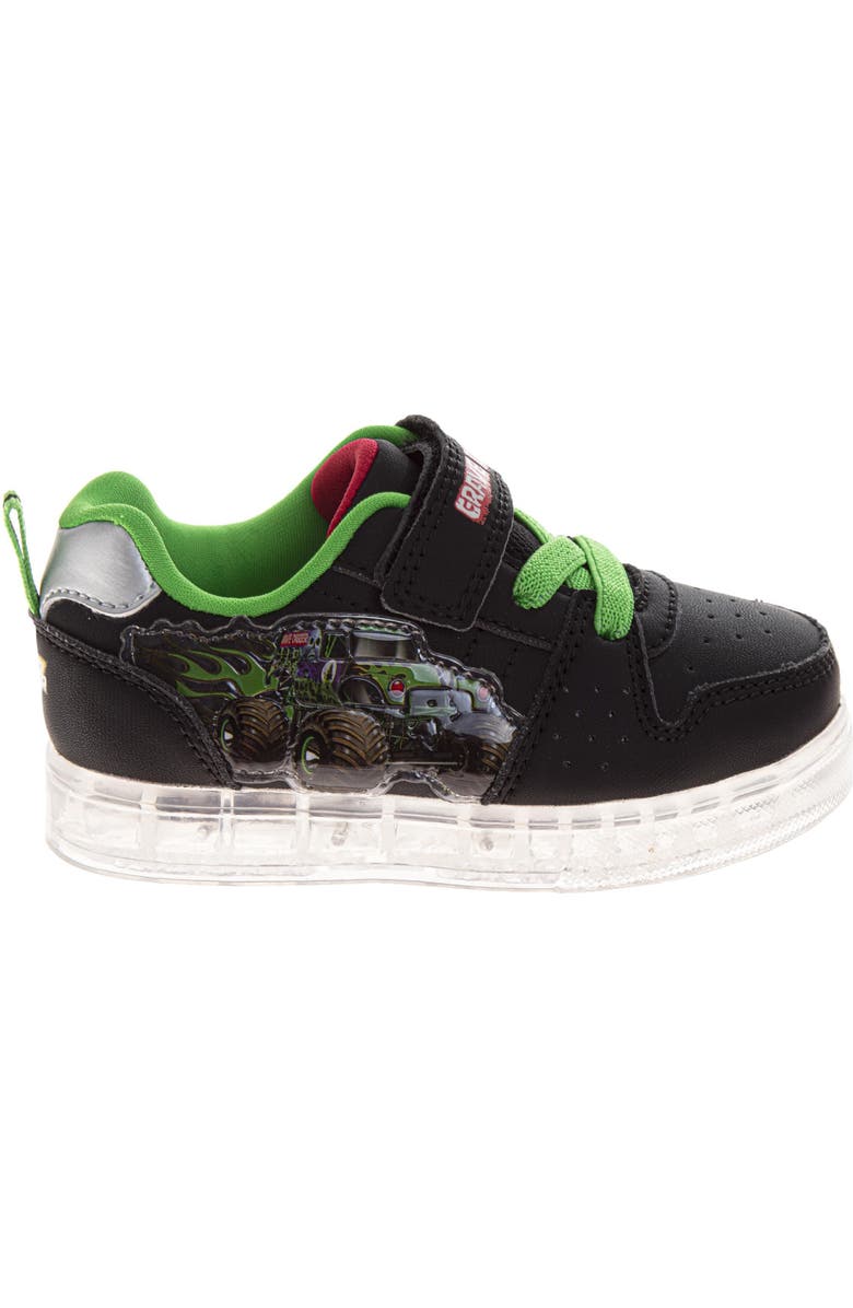 Monster Jam Sneaker, Alternate, color, Black Green