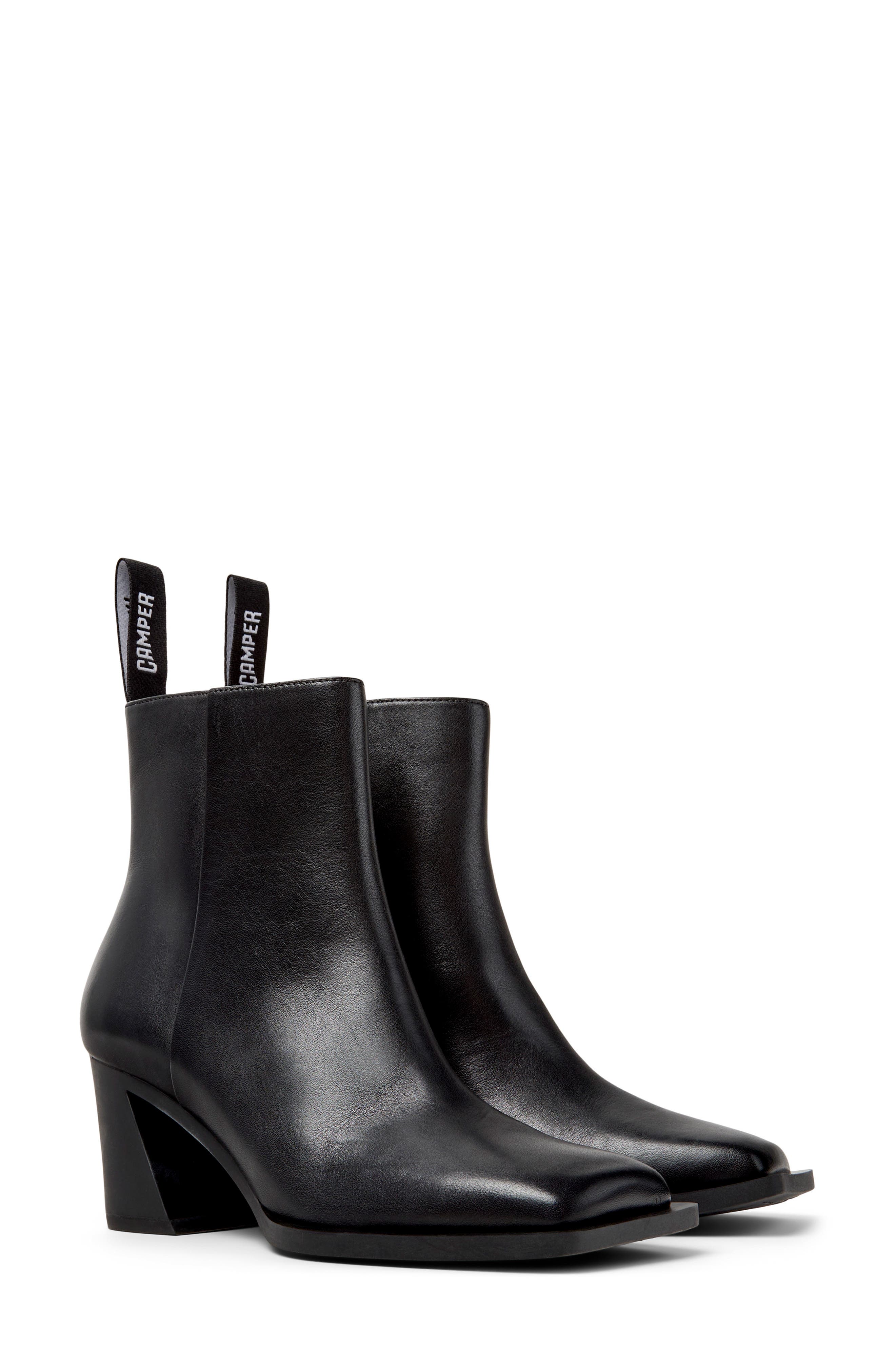 Camper Karole Bootie, Main, color, Black Black