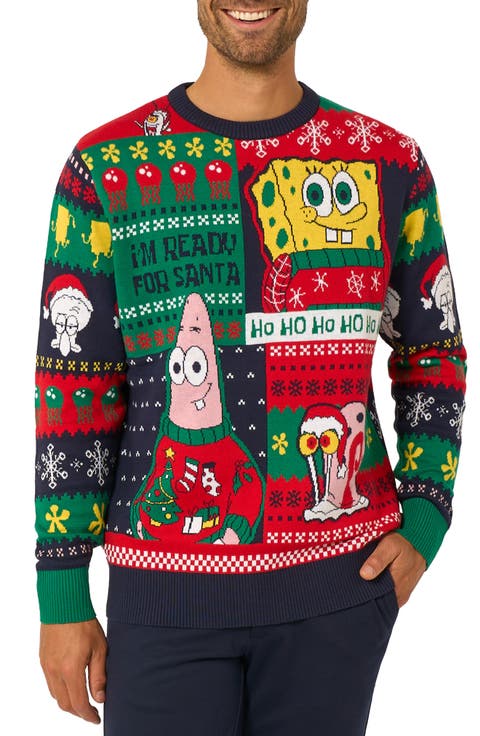 SpongeBob Christmas Crewneck Sweater