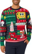OppoSuits SpongeBob Christmas Crewneck Sweater