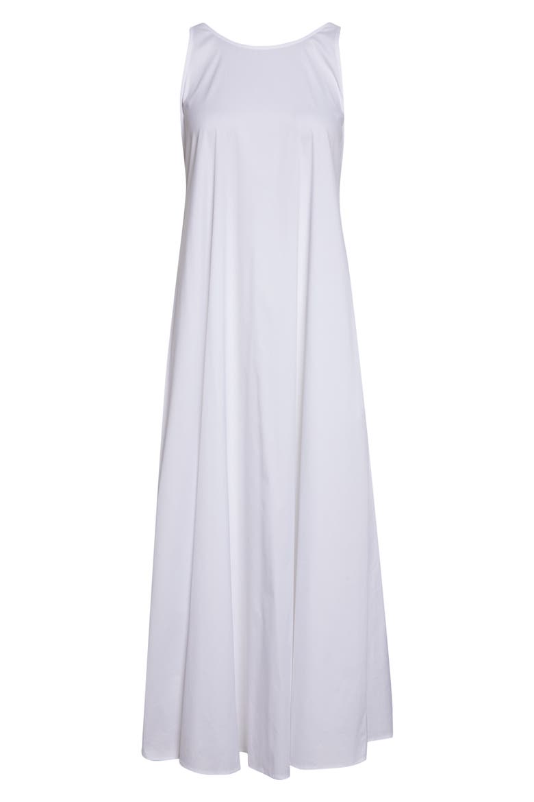 Cotton Blend Stretch Poplin Sundress, Alternate, color, OPTICAL WHITE