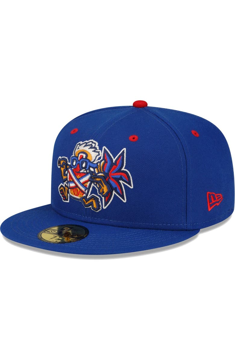 New Era Men's New Era Blue Lehigh Valley IronPigs Copa De La Diversion 59FIFTY Fitted Hat, Main, color, 
