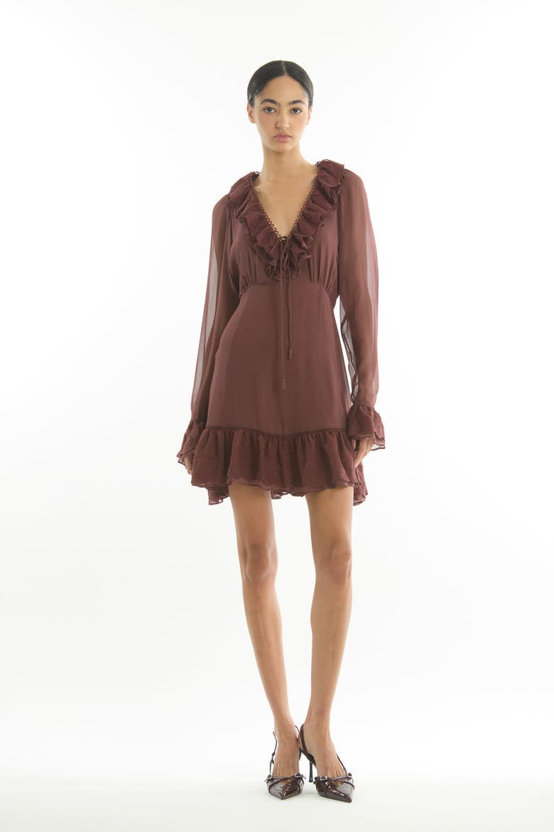 Poet Dress, Alternate, color, Mulberry