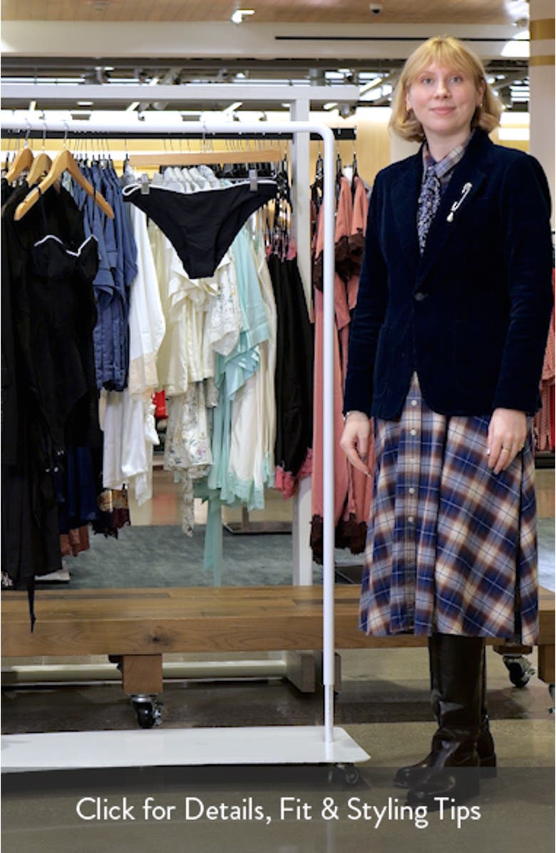 Midnight Black Reversible Bikini Bottoms, sales video thumbnail