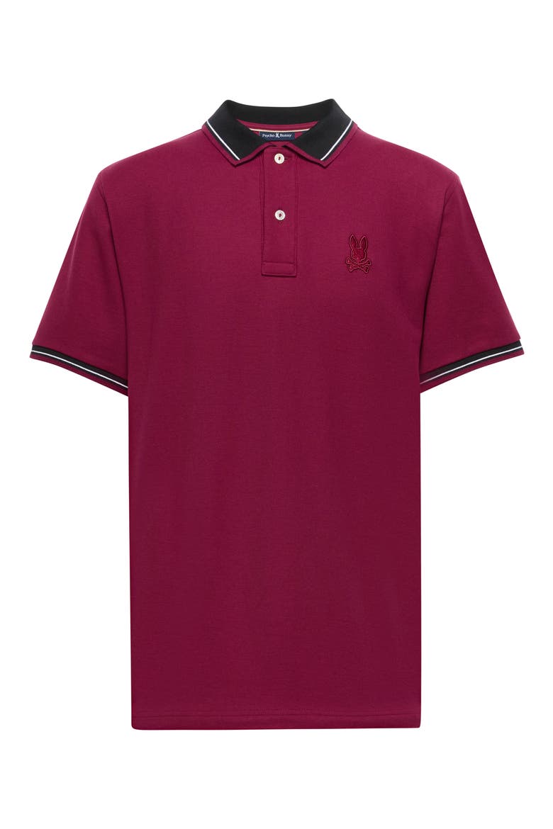 Oak City Piqué Polo, Alternate, color, CRIMSON