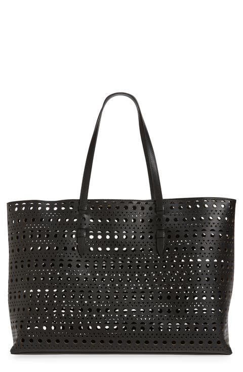 Mina 44 Perforated Leather Tote
