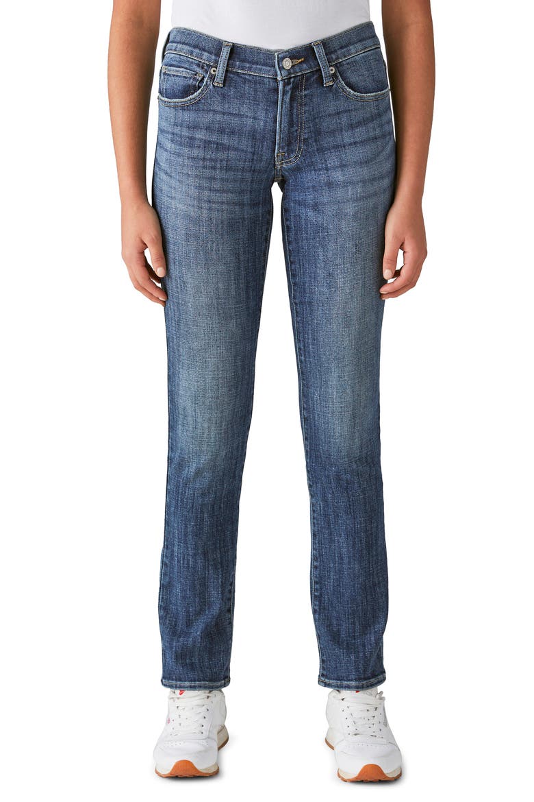 Sweet Straight Leg Jeans, Main, color, HOT SPRINGS