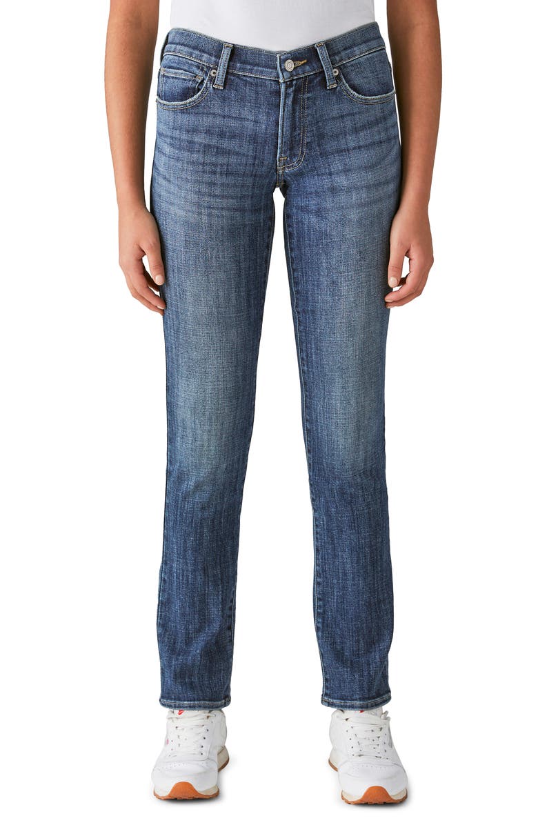 Lucky Brand Sweet Straight Leg Jeans, Main, color, Hot Springs