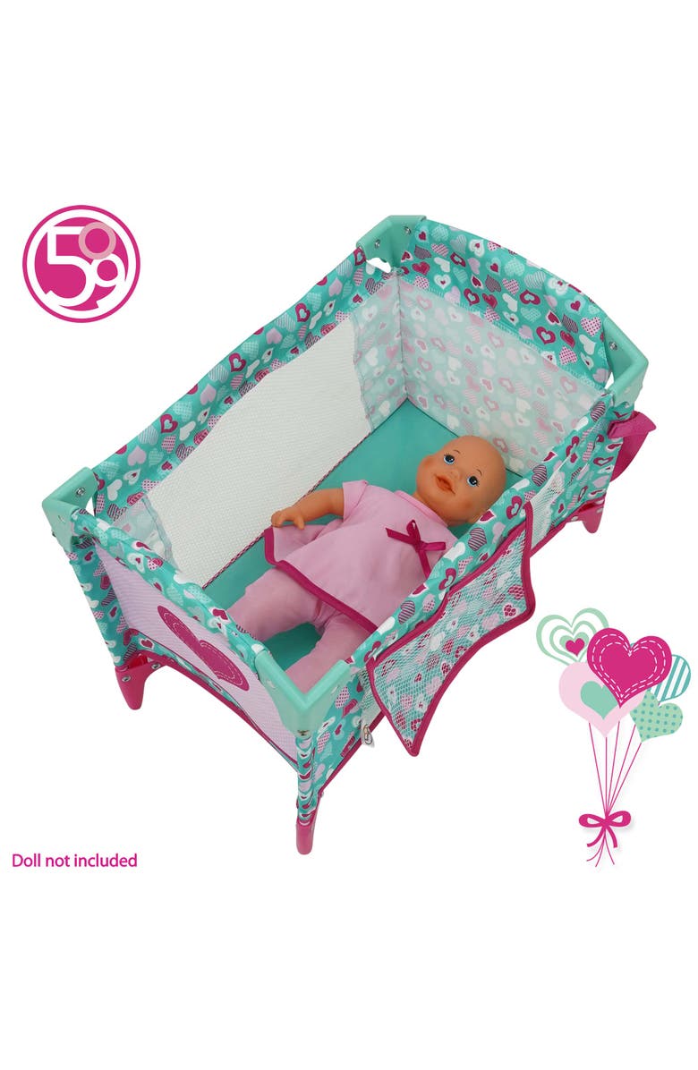 509 Crew Dream n Fun Doll Play Yard, Alternate, color, Multicolored