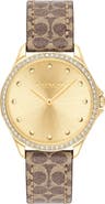 COACH Astor Leather Strap Watch, 31mm
