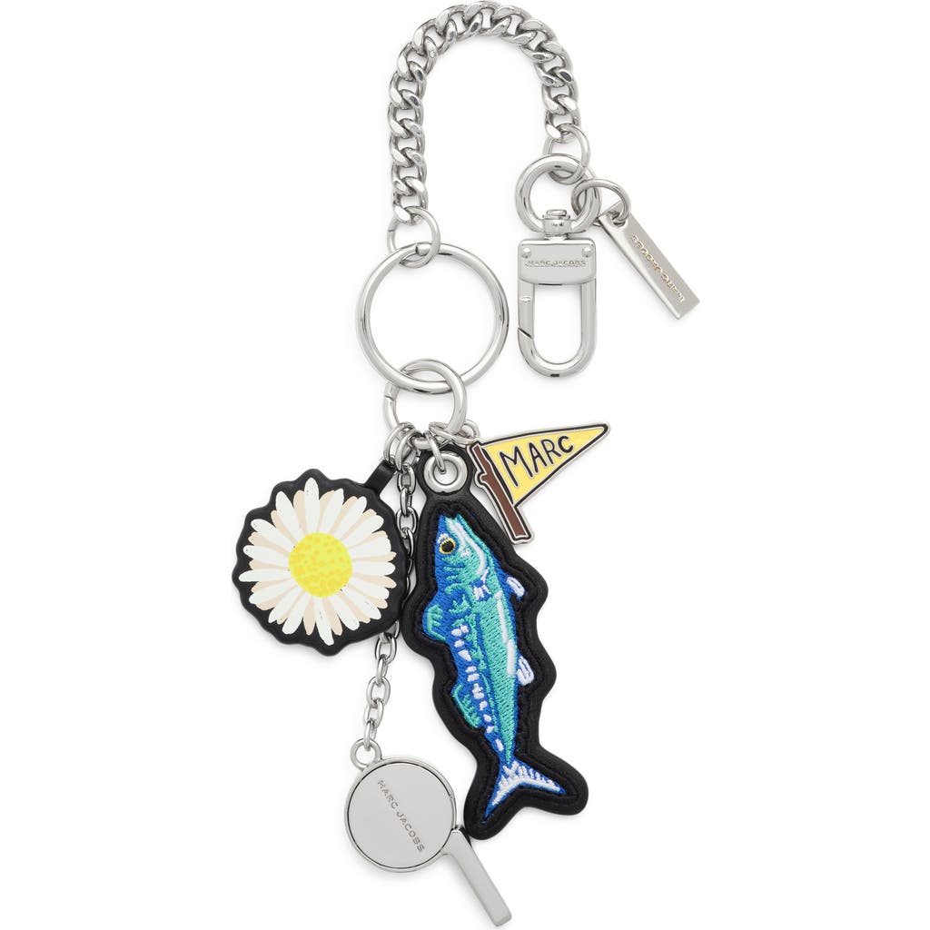 Marc Jacobs The Cluster Fish Bag Charm In Transparent